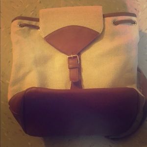 This is a brand new beige and brown just fab bag